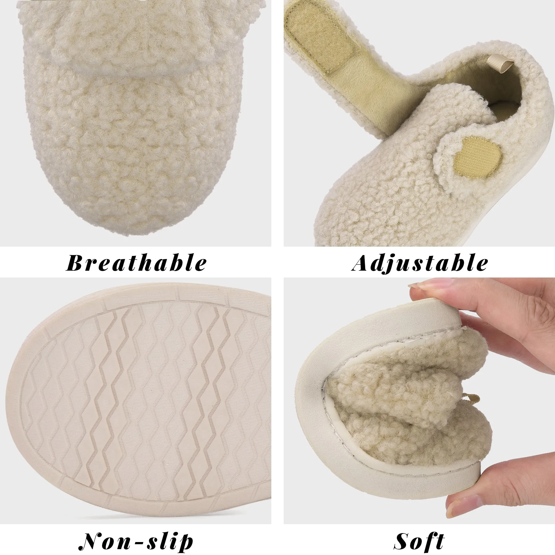 VONMAY Kids Toddler House Slippers for Boys Girls Lightweight Non-Slip Baby Shoes for Indoor Outdoor