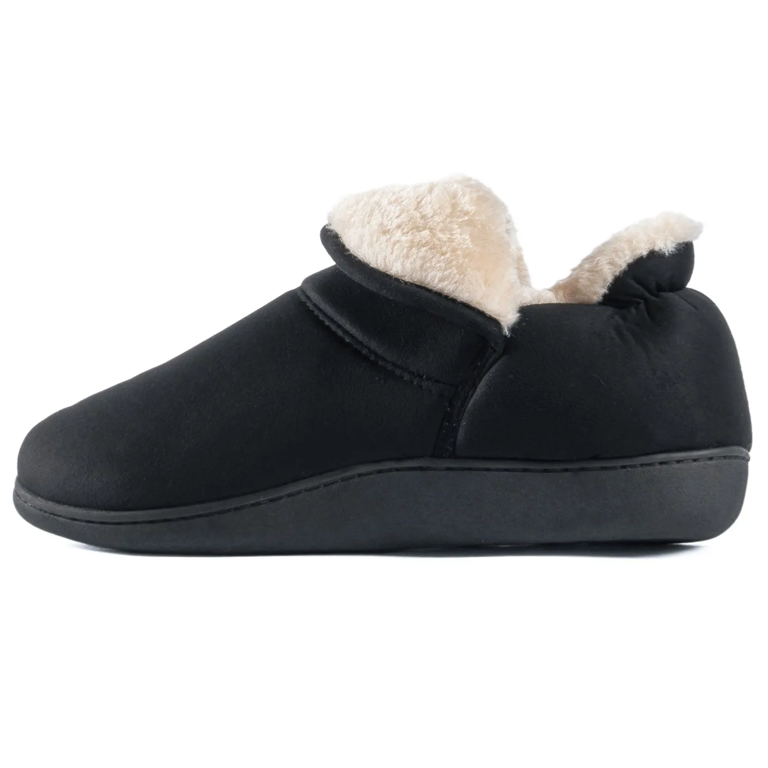 VONMAY Women's Faux Fur Suede House Bootie Slippers Memory Foam Slippers Anti-Skid Winter Boot Indoor Outdoor