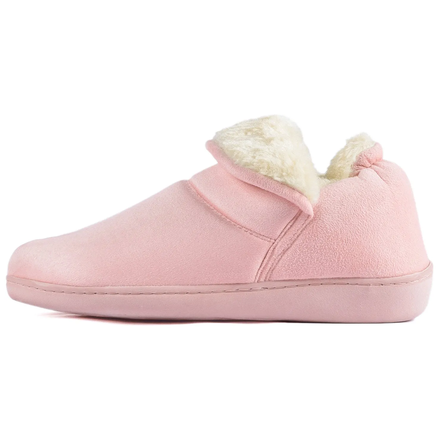VONMAY Women's Faux Fur Suede House Bootie Slippers Memory Foam Slippers Anti-Skid Winter Boot Indoor Outdoor